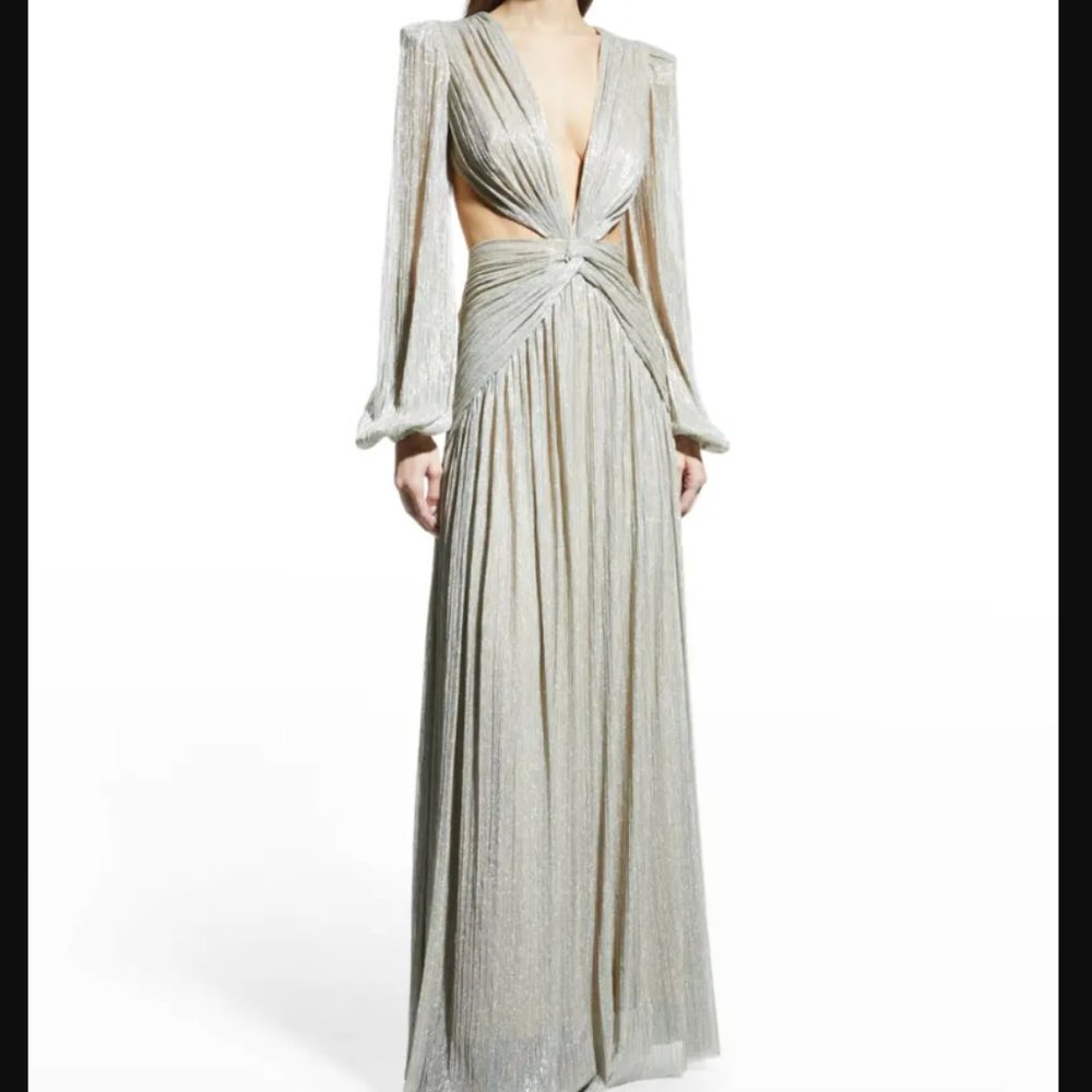COPY - PatBO Lurex Cutout Gown